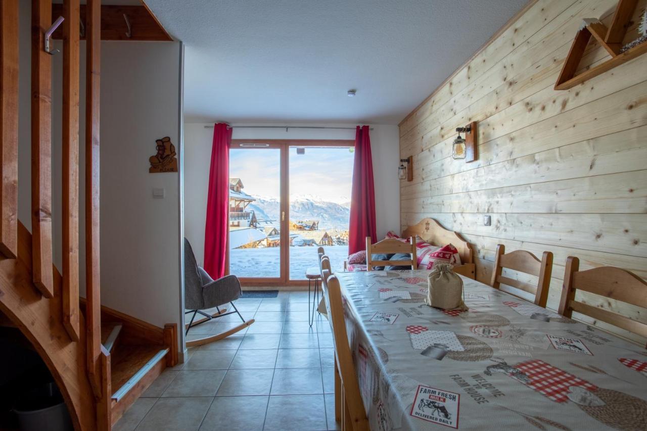Cosy Cottage 1800 - Pied Des Pistes - Piscine, Sauna, Parking Privee Les Orres Eksteriør bilde
